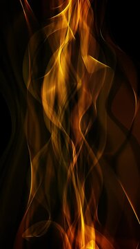 Abstract Slow Motion Flame Background Loop