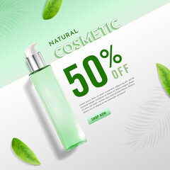 Natural Cosmetic Product Promotion for Skin Care