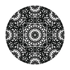 Hand drawn mandala. decoration in ethnic oriental  doodle ornament.