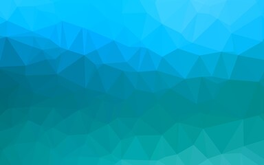 Light BLUE vector abstract mosaic pattern.