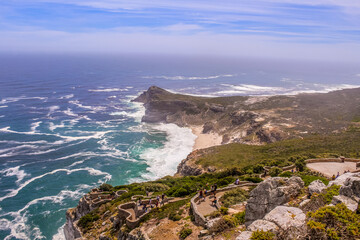 Aerial view of cape of good hope cape town