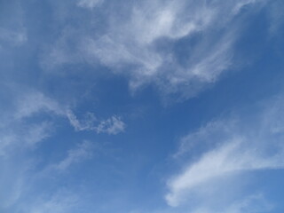 青い空と雲