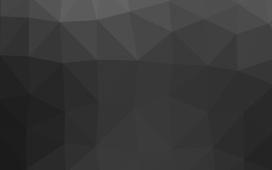 Obraz premium Dark Silver, Gray vector polygon abstract backdrop.