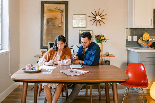 Designers love sketching together at home