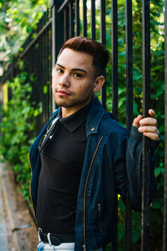 Latino young man portrait