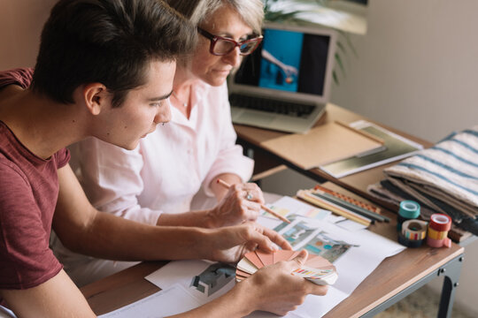 Fashion Artists Designing New Apparel 