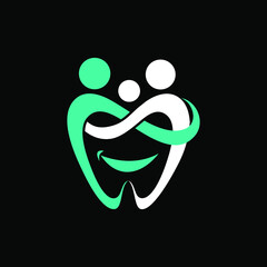 a combination of logos of a person or a family that forms teeth