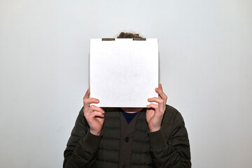 White box from pizza

