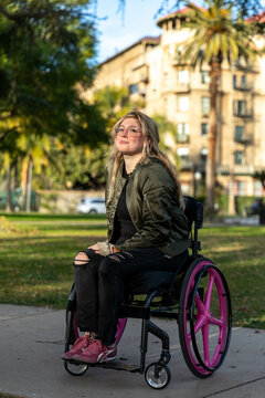 Portrait of Disabled Woman