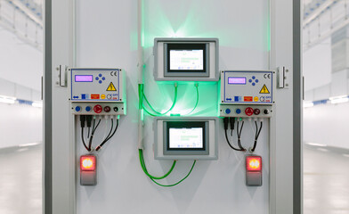 Industrial equipment in factory