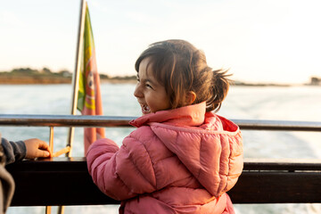 Girl on vacation in Tavira