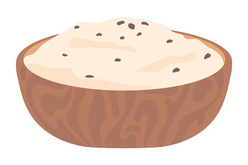 wooden bowl with spice