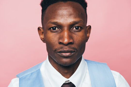 Portrait of a black businessman