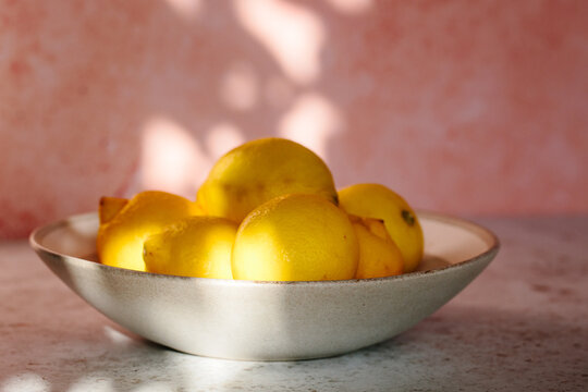 Lemons in dappled light