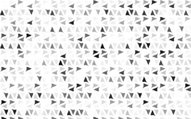 Light Silver, Gray vector pattern in polygonal style.