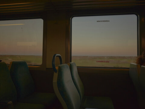 Landscape from a train