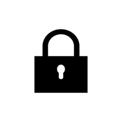 padlock icon vector logo design illustration image