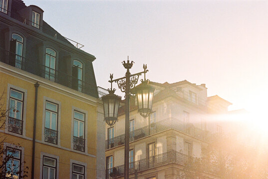 Sunny evening in Lisbon