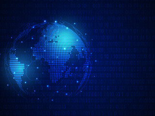 2d illustration abstract world concept