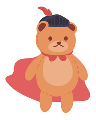 teddy bear with hat