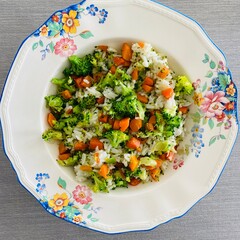 rice with vegetables