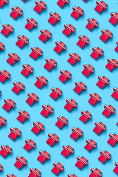 Seamless pattern of classic red telephones