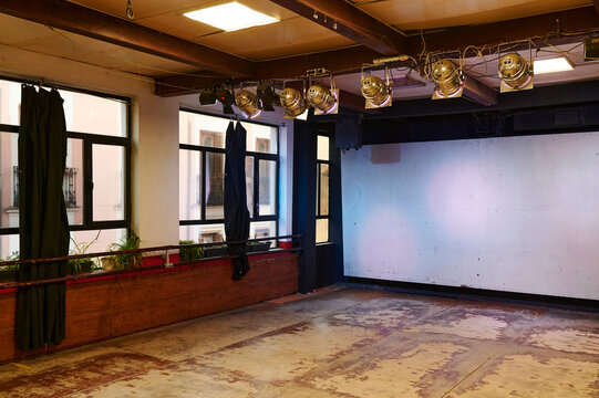 Interior of an old dance studio