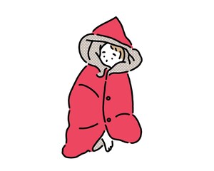 おくるみに包まれている新生児の赤ちゃん