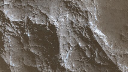 alien planet landscape sci fi spatial background, view from planet surface with spectacular sky, realistic digital illustration	
