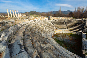 Odeon - small theater in ancient city Ephesus. Turkey