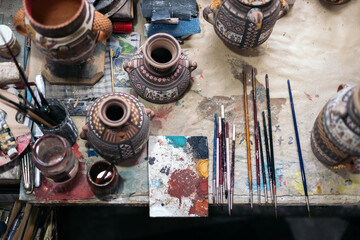 pottery painting craft workshop