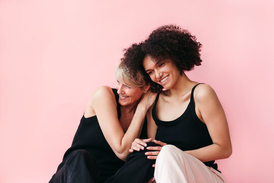 Positive women of different ages and races.