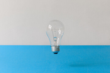 Close-up of the light bulb.