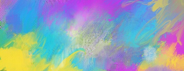 Hand Painted Modern abstract Screened Lo Fi Painterly background of splotch and gradient colors