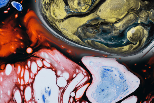 Abstract surreal Psychedelic scene