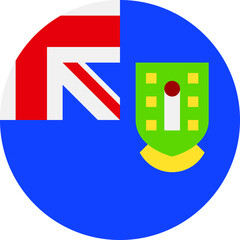 british virgin islands Flag Vector