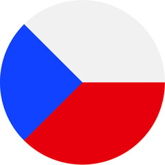czech republic Flag Vector - obrazy, fototapety, plakaty
