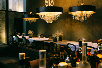 Dining in Style With Large Chandeliers