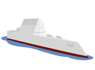 ズムウォルト級ミサイル駆逐艦 © tom