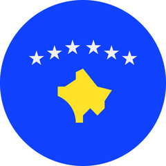 kosovo Flag Vector