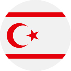 northen cyprus Flag Vector