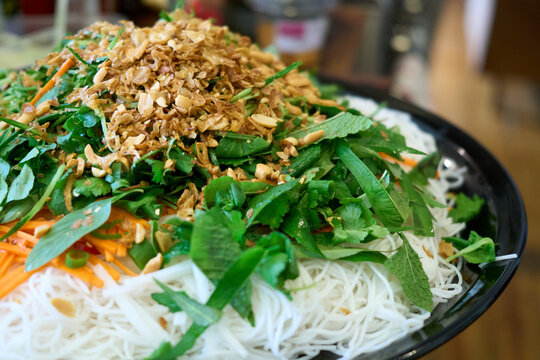 Vietnamese rice noodle salad