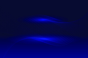 Dark Blue curve wave background