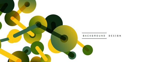 Network concept abstract background. Dots connection. Big data idea. Business template for wallpaper, banner, background or landing