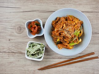 한국음식 제육볶음, 요리, 반찬