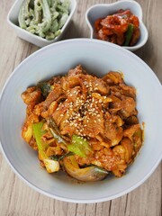 한국음식 제육볶음, 요리, 반찬