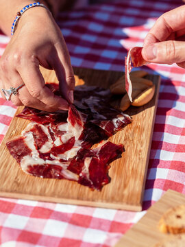 Picnic in the vineyard