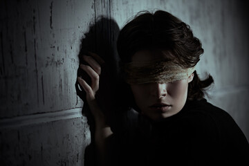 captured defenseless girl