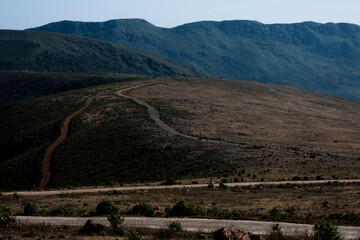 landscape of the mountains