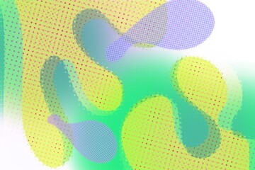 Abstract pastel bright colored holographic screen dots grainy gradient textured wide banner header background texture. Colorful digital grain with soft noise effect pattern. Lo-fi trendy  spring art